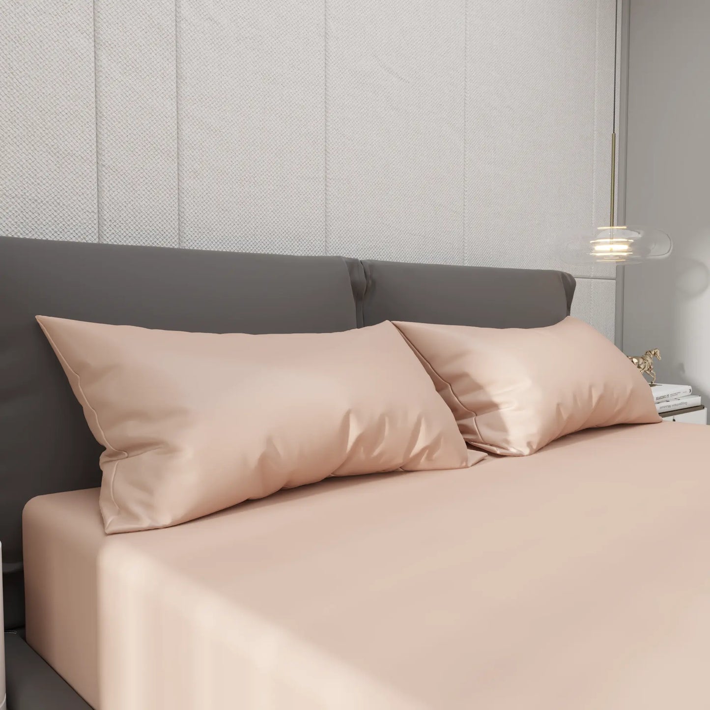 Prevleka za vzglavnik Ergorest Cotton Satin™ 50 x 70 cm – peščeno roza