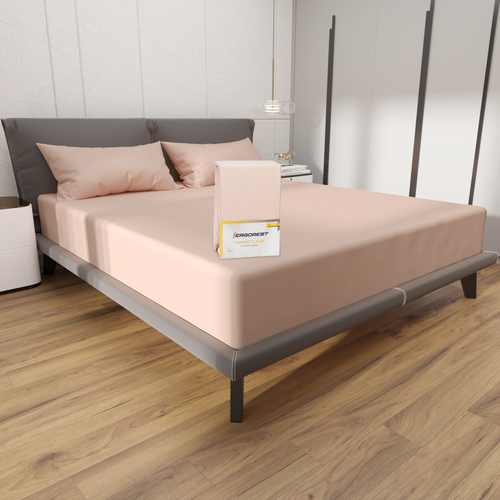 Rjuha Ergorest Cotton Satin™ 100 % bombažna satenska rjuha - peščeno roza