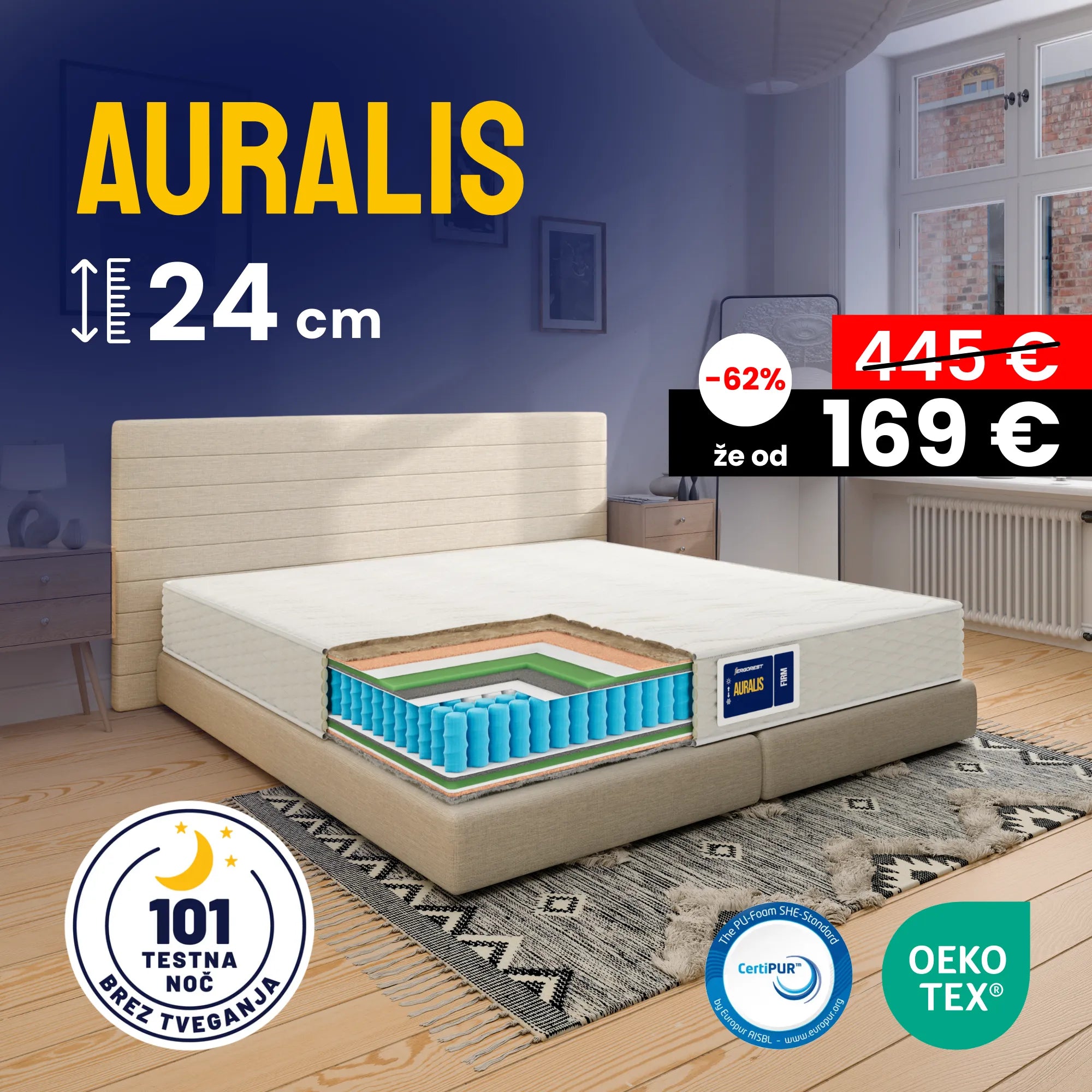 Vzmetnica Ergorest Auralis