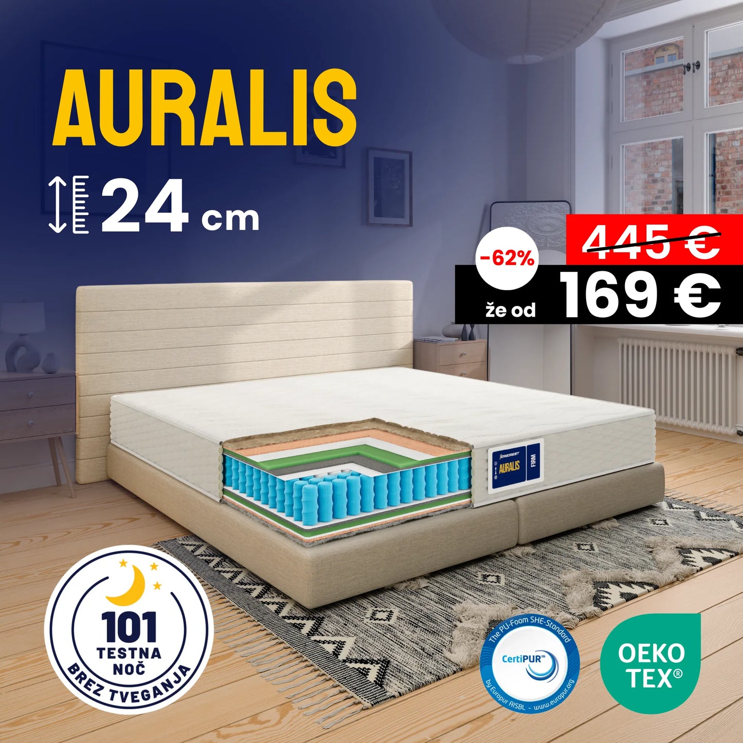 Vzmetnica Ergorest Auralis